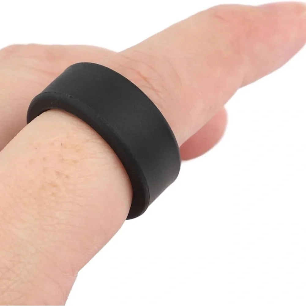 Qalo‎ Dark Silicone Ring